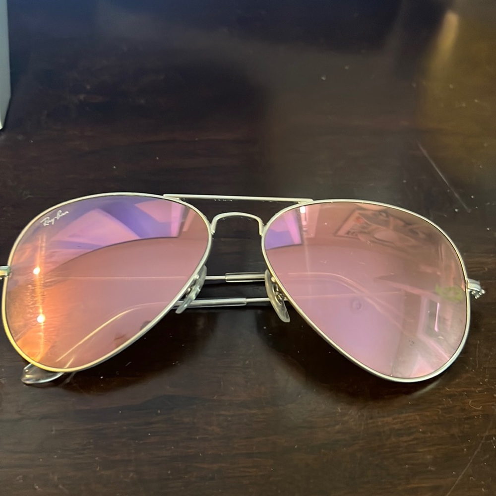 Pink Aviator Ray-Bans